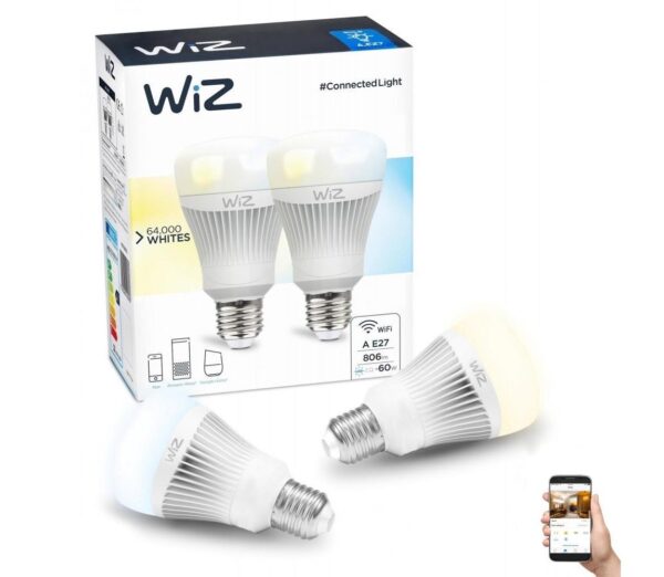 WiZ KÉSZLET 2x LED Dimmelhető izzó E27/11