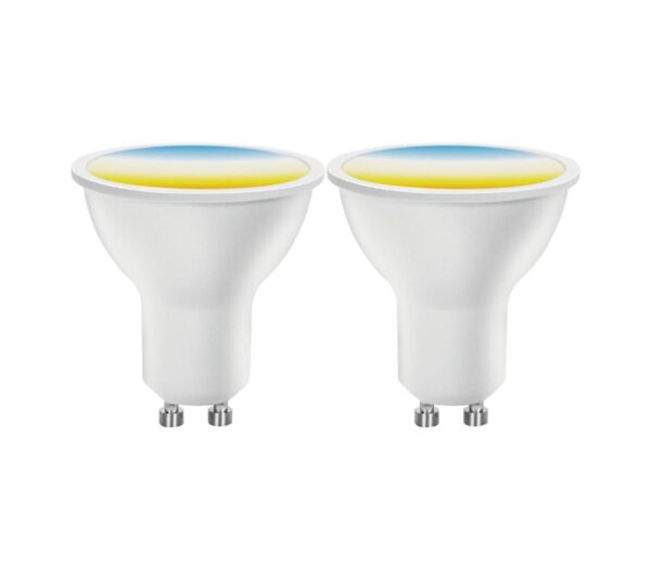 B.V. KÉSZLET 2x LED Dimmelhető izzó MESH Intelligens GU10/6