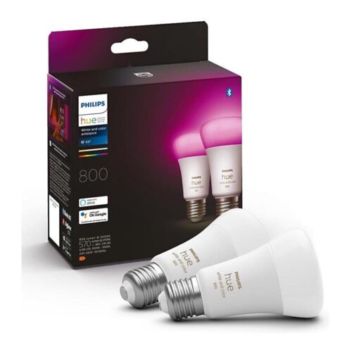 Philips KÉSZLET 2x LED Dimmelhető izzó Philips Hue WACA A60 E27/6