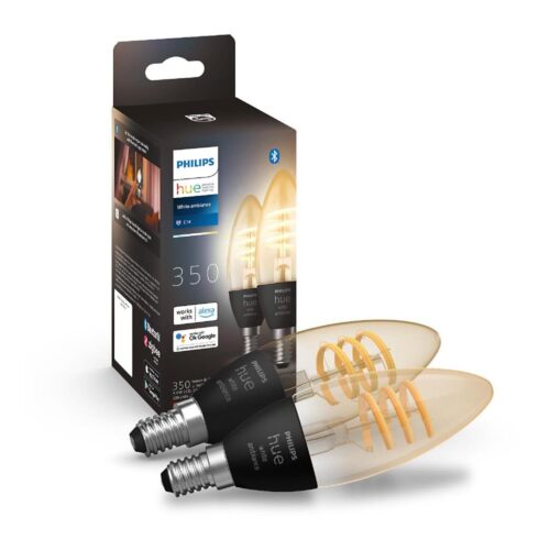 Philips KÉSZLET 2x LED Dimmelhető izzó Philips Hue WHITE AMBIANCE E14/4