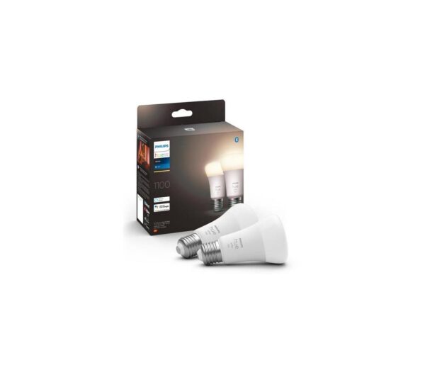 Philips KÉSZLET 2x LED Dimmelhető izzó Philips Hue WHITE E27/9
