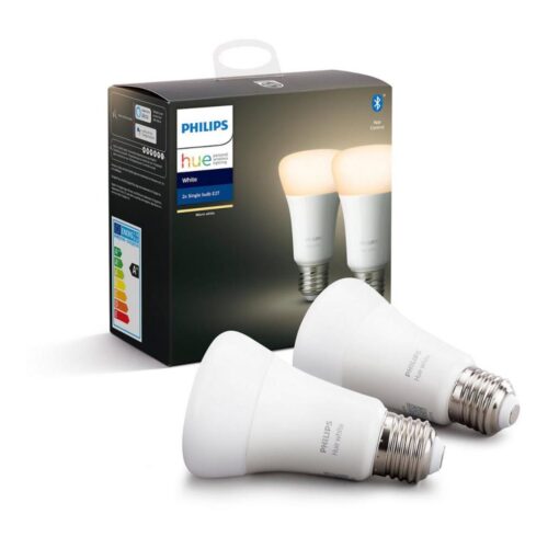 Philips KÉSZLET 2x LED Dimmelhető izzó Philips Hue WHITE E27/9W/230V 2700K