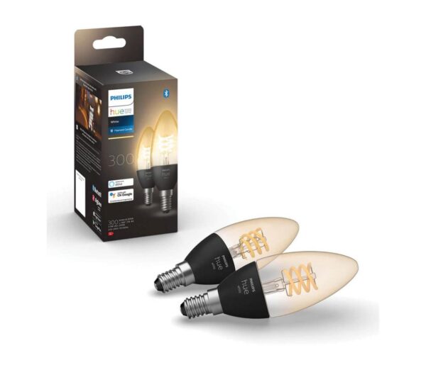 Philips KÉSZLET 2x LED Dimmelhető izzó Philips Hue WHITE FILAMENT E14/4