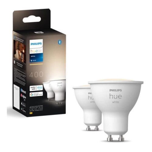 Philips KÉSZLET 2x LED Dimmelhető izzó Philips Hue WHITE GU10/4