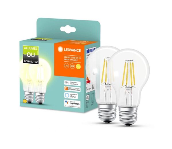 Ledvance KÉSZLET 2x LED Dimmelhető izzó SMART+ A60 E27/6W/230V 2700K