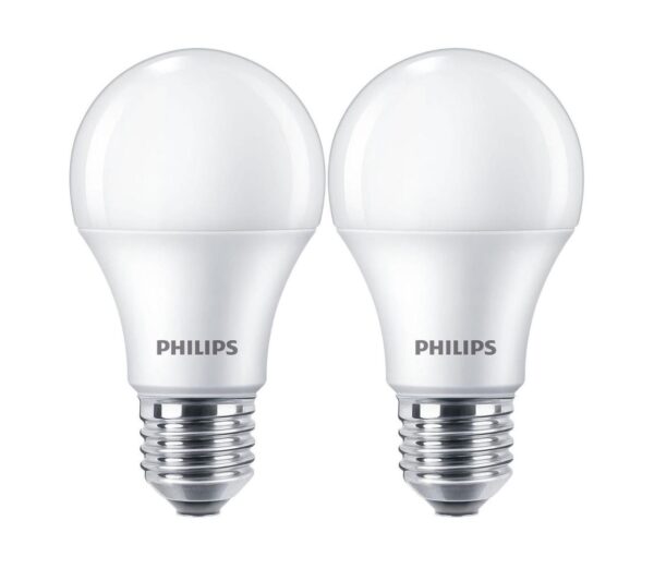 Philips KÉSZLET 2x LED Izzó Philips A60 E27/10W/230V 4000K