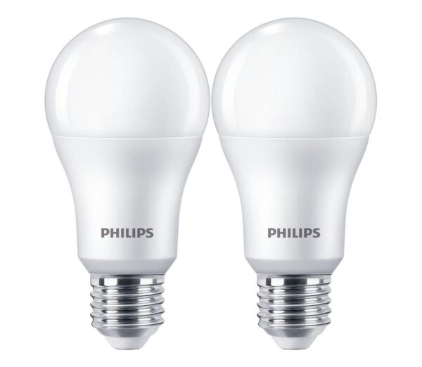 Philips KÉSZLET 2x LED Izzó Philips A67 E27/13W/230V 4000K