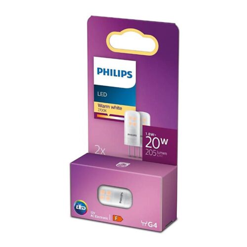 Philips KÉSZLET 2x LED Izzó Philips G4/1