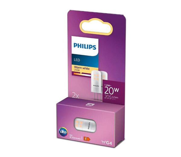 Philips KÉSZLET 2x LED Izzó Philips G4/1