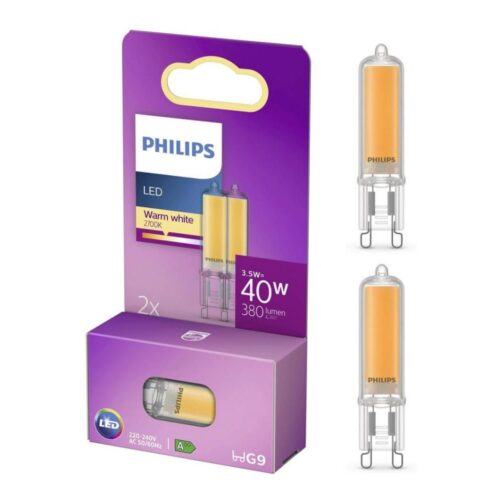 Philips KÉSZLET 2x LED Izzó Philips G9/3
