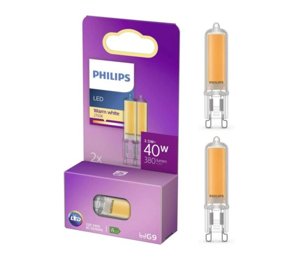 Philips KÉSZLET 2x LED Izzó Philips G9/3
