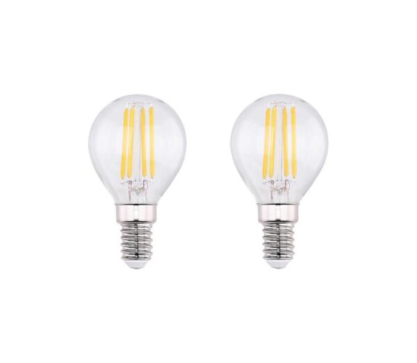 Globo KÉSZLET 2x LED Izzó VINTAGE E14/4W/230V 2700K