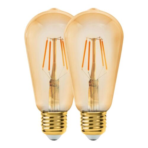 Eglo KÉSZLET 2x LED Izzó VINTAGE ST64 E27/6W/230V 2200K