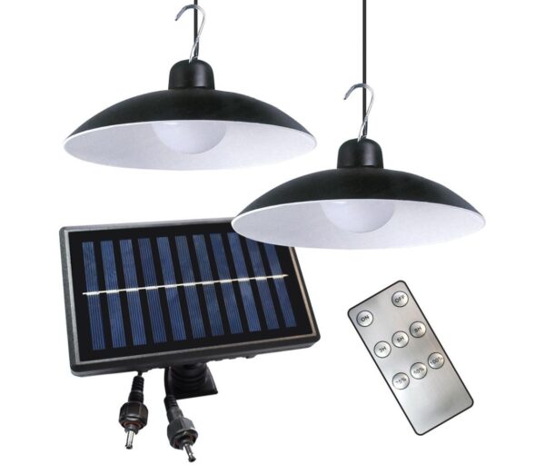 KÉSZLET 2x LED Napelemes függeszték LED/6W/3
