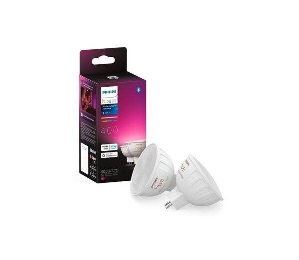 Philips KÉSZLET 2x LED RGBW Dimmelhető izzó Philips Hue WACA GU5