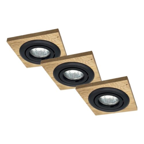 KÉSZLET 3x Beépíthető lámpa TOBBY 1xG9/20W/230V 11
