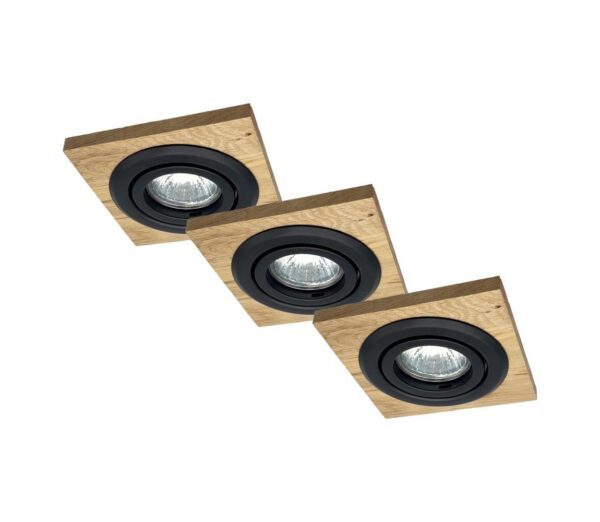 KÉSZLET 3x Beépíthető lámpa TOBBY 1xG9/20W/230V 11