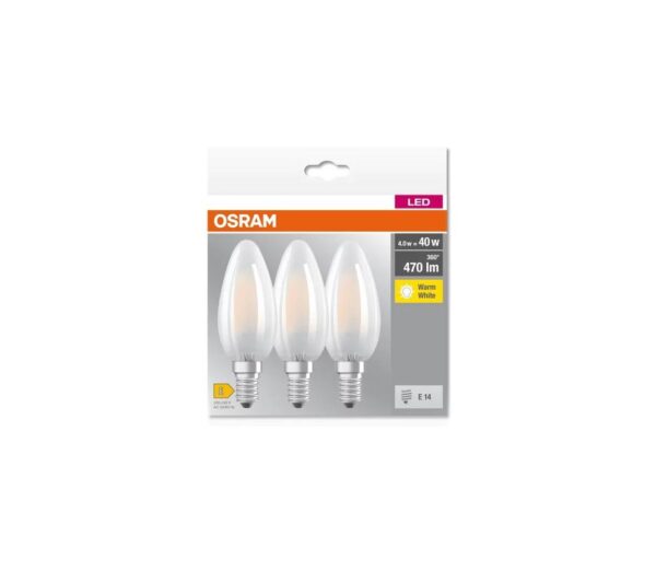 Osram KÉSZLET 3x LED Izzó B40 E14/4W/230V 2700K