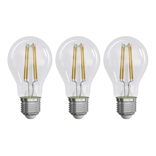 KÉSZLET 3x LED Izzó FILAMENT A60 E27/3
