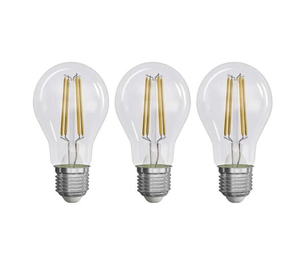 KÉSZLET 3x LED Izzó FILAMENT A60 E27/3