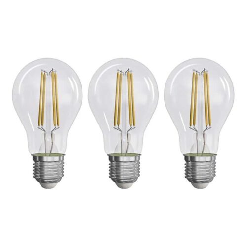 KÉSZLET 3x LED Izzó FILAMENT A60 E27/3