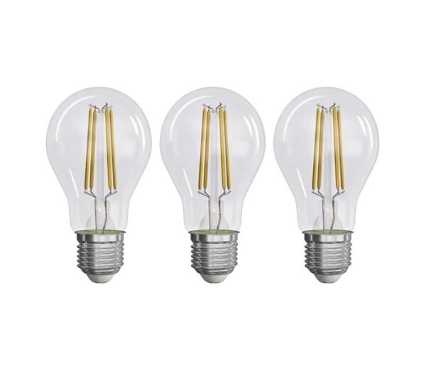 KÉSZLET 3x LED Izzó FILAMENT A60 E27/3