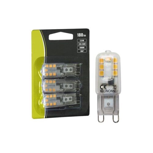 KÉSZLET 3x LED Izzó G9/2