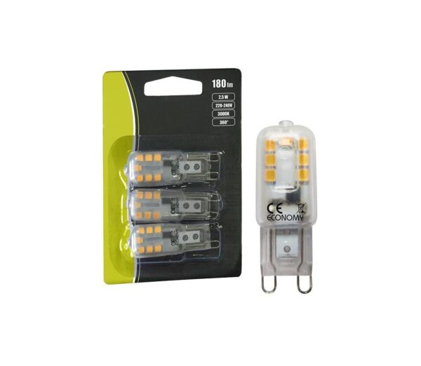 KÉSZLET 3x LED Izzó G9/2