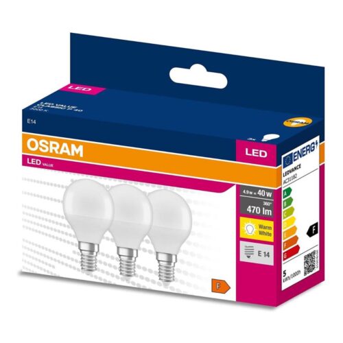 Osram KÉSZLET 3x LED Izzó P45 E14/4