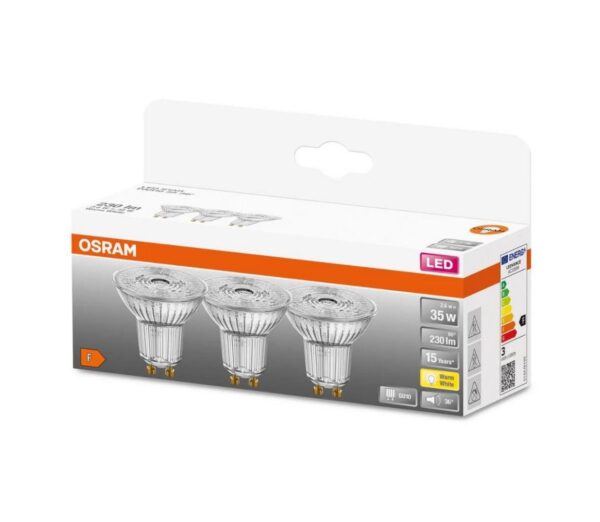 Osram KÉSZLET 3x LED Izzó PAR16 GU10/2