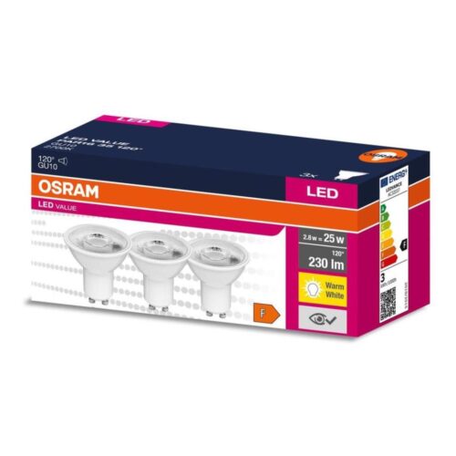 Osram KÉSZLET 3x LED Izzó PAR16 GU10/2