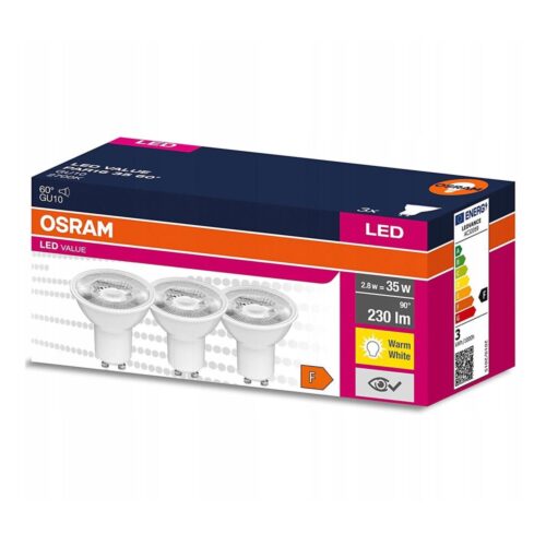 Osram KÉSZLET 3x LED Izzó PAR16 GU10/2