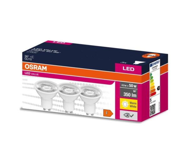 Osram KÉSZLET 3x LED Izzó PAR16 GU10/4