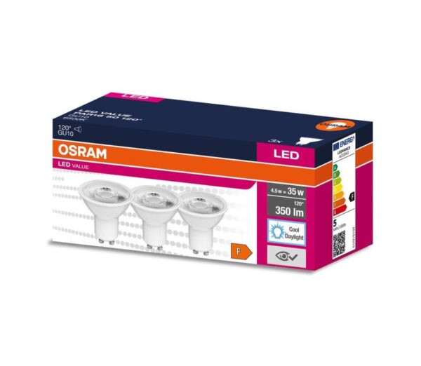 Osram KÉSZLET 3x LED Izzó PAR16 GU10/4