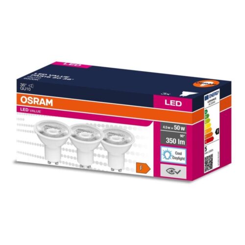 Osram KÉSZLET 3x LED Izzó PAR16 GU10/4