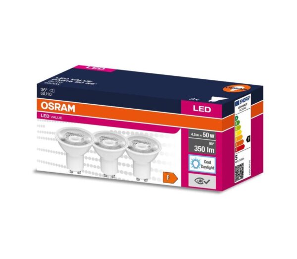 Osram KÉSZLET 3x LED Izzó PAR16 GU10/4