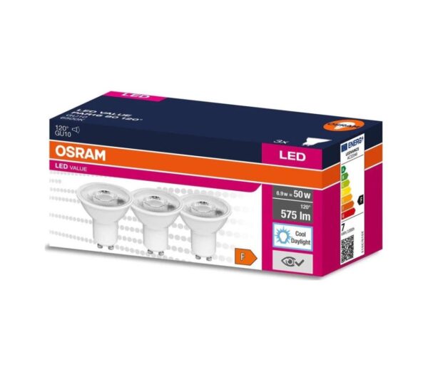 Osram KÉSZLET 3x LED Izzó PAR16 GU10/6