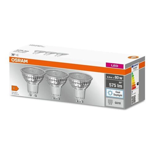 Osram KÉSZLET 3x LED Izzó PAR16 GU10/6