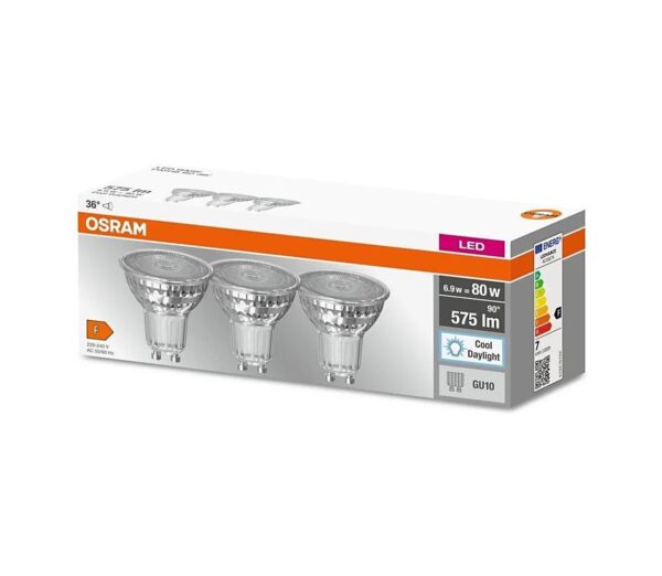 Osram KÉSZLET 3x LED Izzó PAR16 GU10/6
