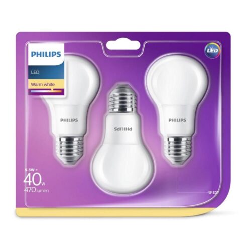 Philips KÉSZLET 3x LED Izzó Philips E27/5