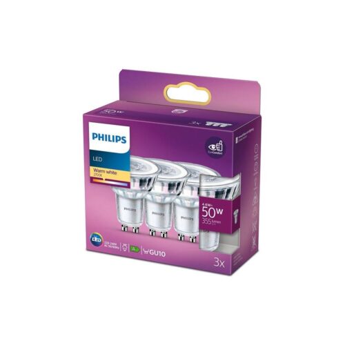 Philips KÉSZLET 3x LED Izzó Philips GU10/4
