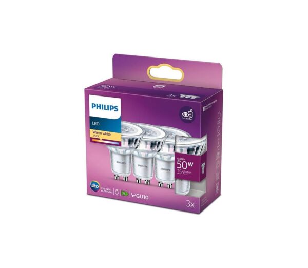 Philips KÉSZLET 3x LED Izzó Philips GU10/4