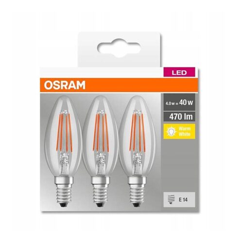 Osram KÉSZLET 3x LED Izzó VINTAGE B40 E14/4W/230V 2700K