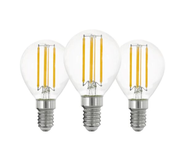Eglo KÉSZLET 3x LED Izzó VINTAGE P45 E14/7W/230V 2700K