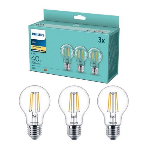 Philips KÉSZLET 3x LED Izzó VINTAGE Philips E27/4