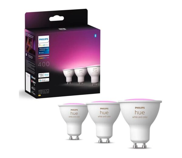 Philips KÉSZLET 3x LED RGBW Dimmelhető izzó Philips Hue WACA GU10/4
