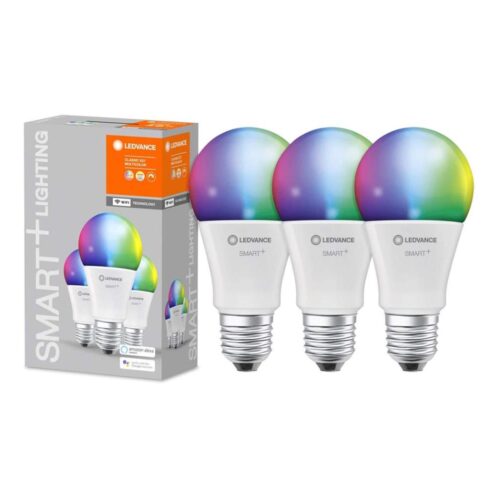 Ledvance KÉSZLET 3x LED RGBW Dimmelhető izzó SMART+ E27/9W/230V 2700K