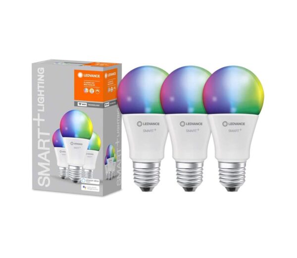 Ledvance KÉSZLET 3x LED RGBW Dimmelhető izzó SMART+ E27/9W/230V 2700K