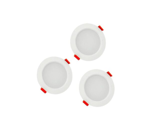 KÉSZLET 3xLED Fürdőszobai beépíthető lámpa MIRO LED/6W/230V IP44