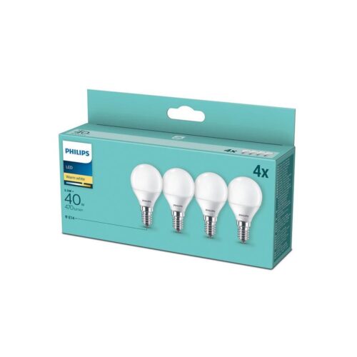 Philips KÉSZLET 4x LED Izzó Philips P45 E14/5